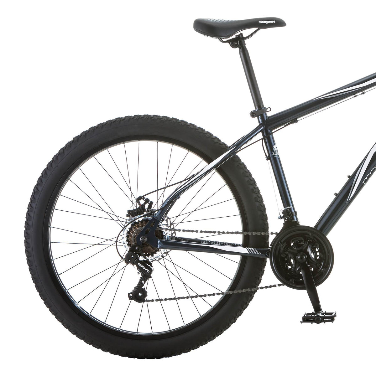 Mongoose 27.5" Hondo 21 Speed Disc Brake Mens Rugged Mountain Bike (For Parts)