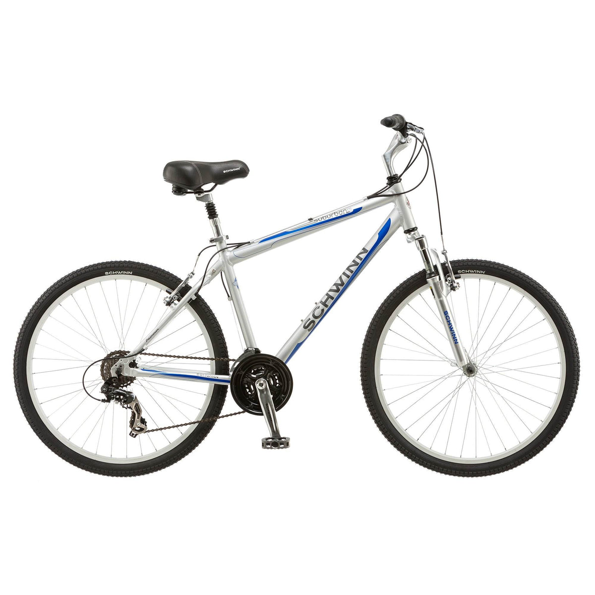 Schwinn Mens 21 Speed Suburban 26" Upright Comfort Cruiser Frame Bike (Used)