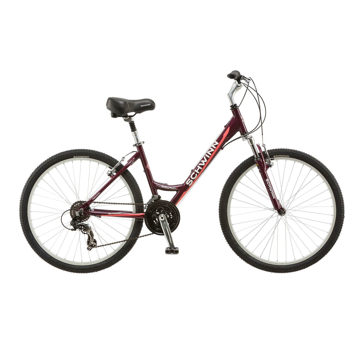 Schwinn Womens 21 Speed Suburban CS 26" Comfort Cruiser Hybrid Bike (Open Box)