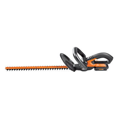 Worx 20" 20V Lithium Ion Cordless Hedge Trimmer w/ Battery & Charger (Open Box)