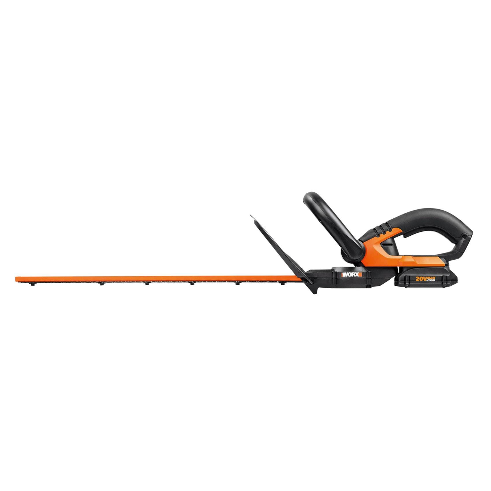 Worx 20" 20V Lithium Ion Cordless Hedge Trimmer w/ Battery & Charger (Open Box)