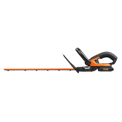 Worx 20" 20V Lithium Ion Cordless Hedge Trimmer w/ Battery & Charger (Open Box)