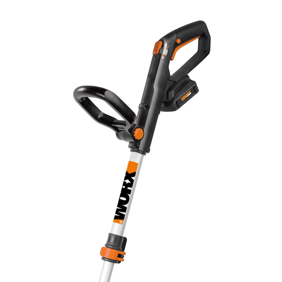 Worx 12" 20V Li-Ion String Trimmer & Edger w/ Batteries & Charger (For Parts)