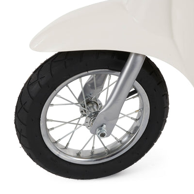 Razor Pocket Mod Mini Euro 24 Volt 250 Watt Electric Scooter, White (Open Box)