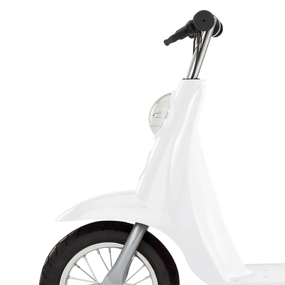 Razor Rechargeable Ride-on Scooter + Bicycle Helmet + Elbow & Knee Pad Set