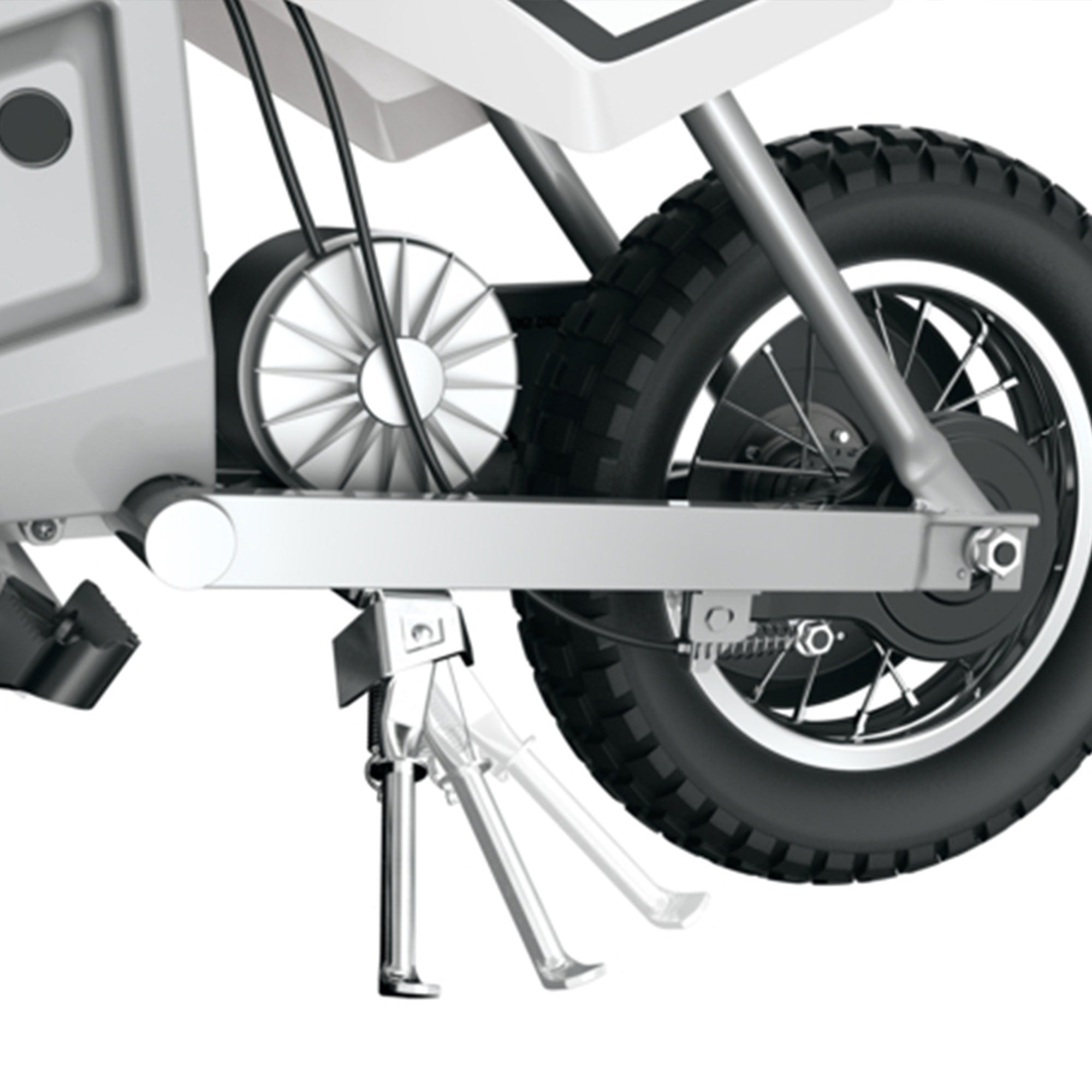 Razor Dirt Rocket 24V Electric Toy Motocross Dirt Bike, White (Damaged) - VMInnovations