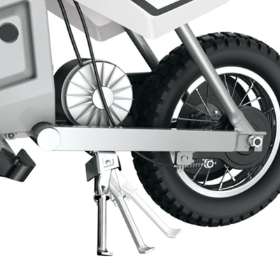 Razor Dirt Rocket 24V Electric Toy Motocross Dirt Bike, White (Damaged) - VMInnovations