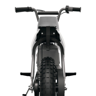 Razor MX400 Dirt Rocket 24V Electric Toy Motocross Motorcycle Dirt Bike, White