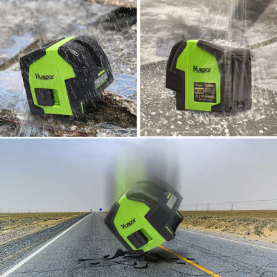 Huepar 8300G 3 Point 90 Degree Self Leveling Green Beam Laser Level (Used)