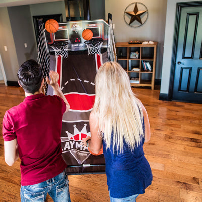 Triumph Sports Playmaker Double Shootout 2 Player Home Arcade Basketball Game