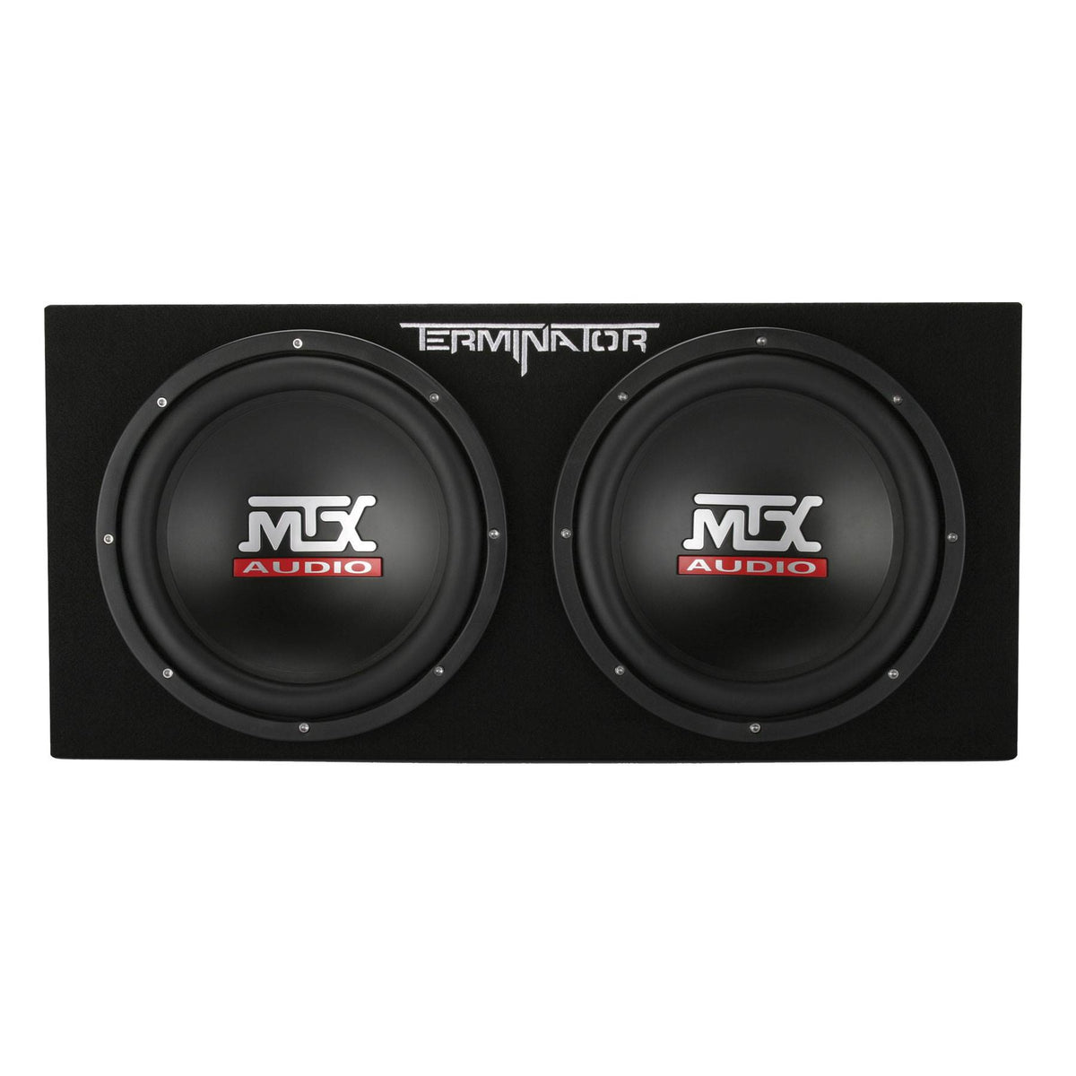 MTX TNE212DV 12" 2000W Dual Loaded Car Subwoofers, Box, Boss 2000W Amp & Kit - VMInnovations
