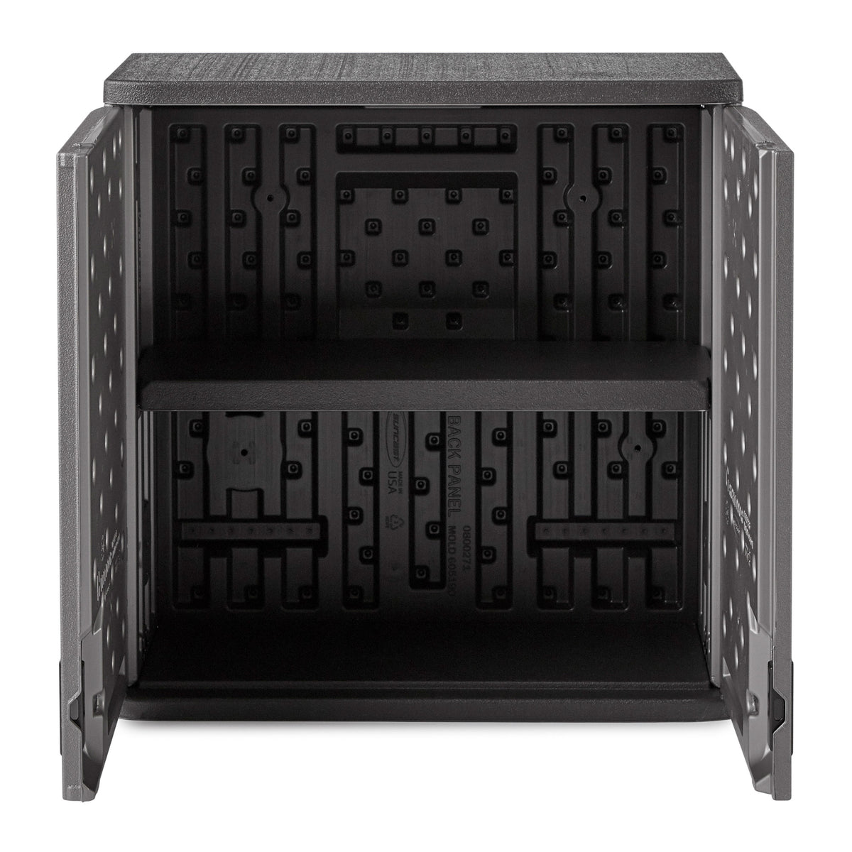 Suncast 4 Cubic Feet Resin Single Shelf Garage Wall Storage Cabinet (Used)