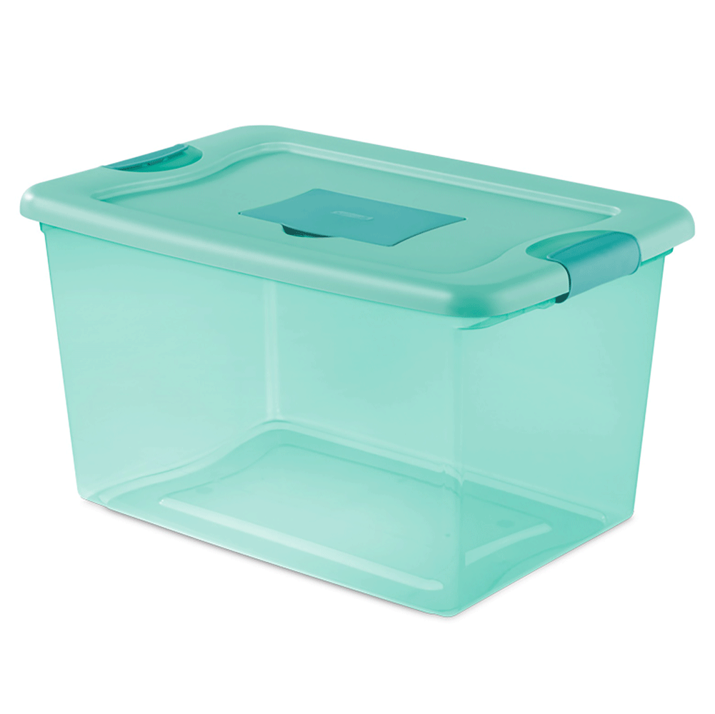 Sterilite 64 Quart Fresh Scent Stackable Plastic Storage Box Container (18 Pack)