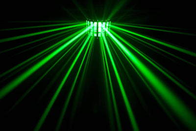 Chauvet DJ Mini Kinta IRC LED RGBW DMX Lights (2 Pack) + Portable Tripod Stand