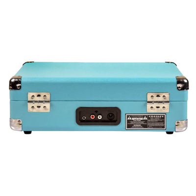 Crosley Cruiser Deluxe Portable Bluetooth Record Player Turntable, Turquoise