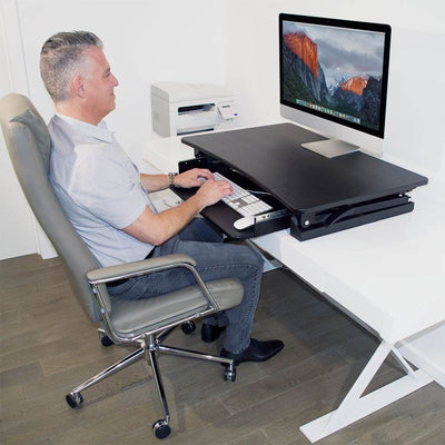 xec-FIT Adjustable Height Sit to Stand Up Desk Laptop Desktop Riser (Open Box)