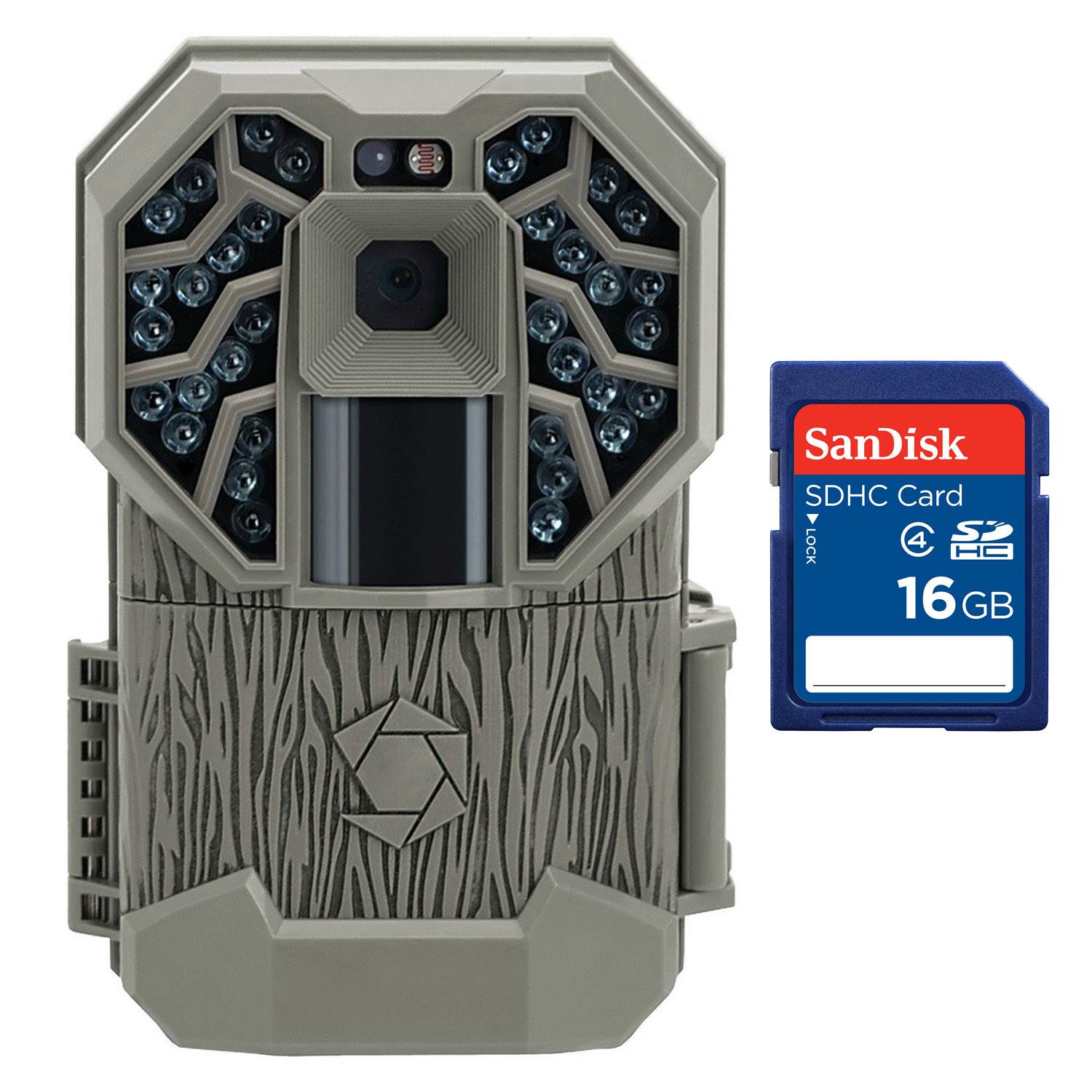 Stealth Cam G34 Pro 12MP HD Video 80' Scouting Game Trail Camera + 16GB SD Card
