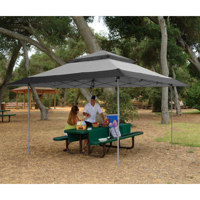 Z-Shade 13x13ft Instant Gazebo Canopy Outdoor Tent, Grey (Certified Refurbished)