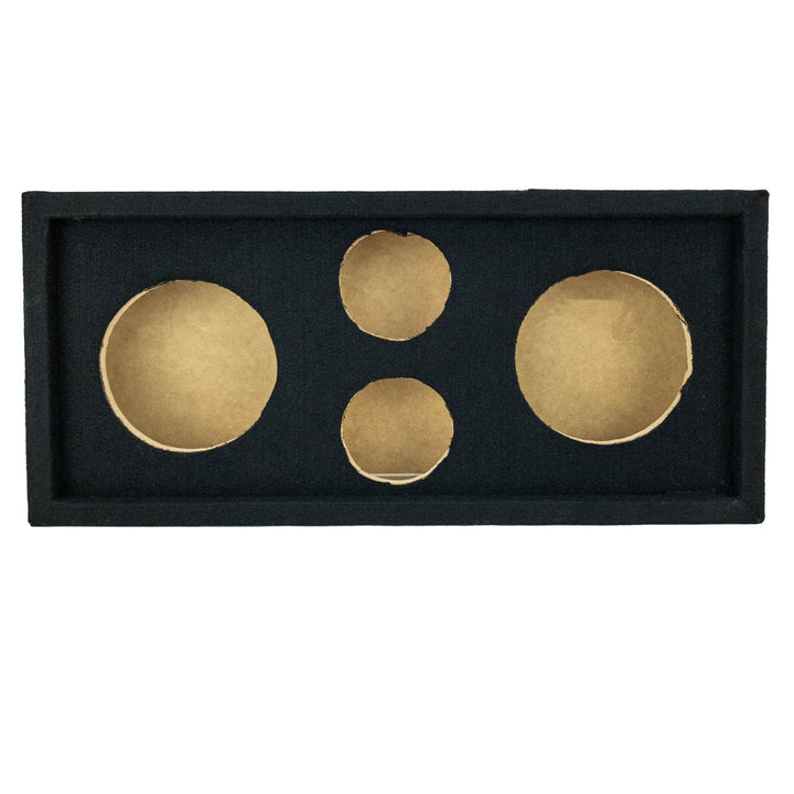 Q Power Car Audio Subwoofer Enclosure Box For 8" Mids and 3" Tweeters (Used)