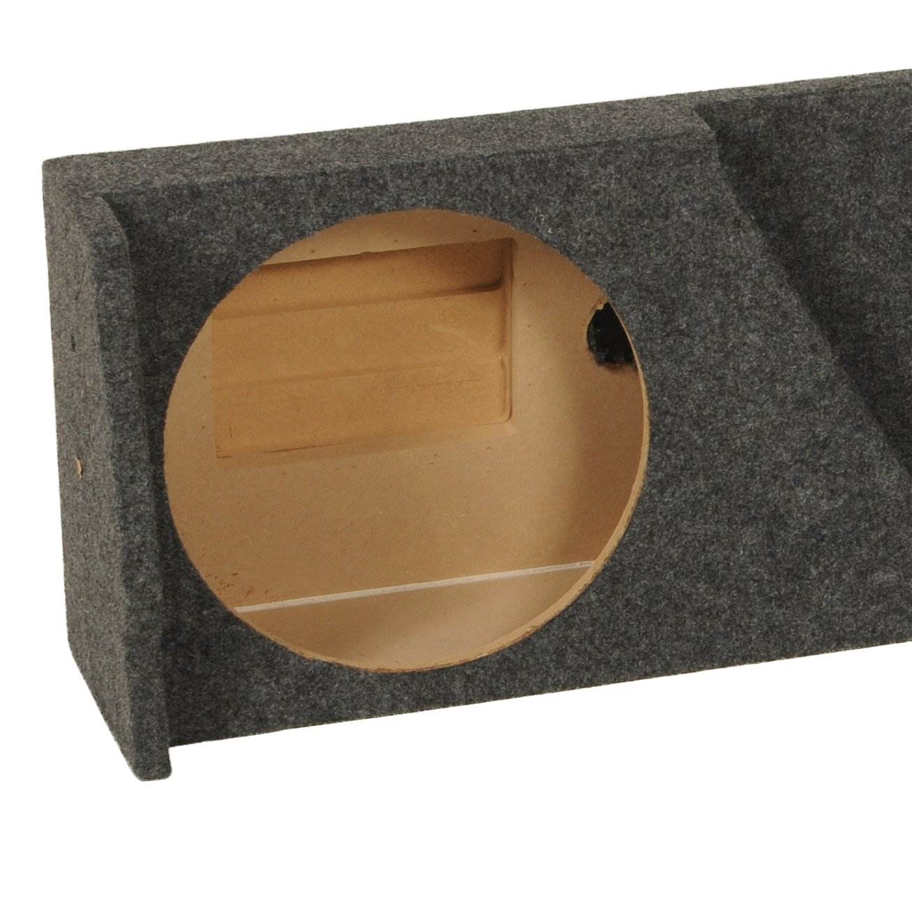 QPower Dual 12" Sub Box for Chevy Silverado XCab and GMC Sierra XCab  (Open Box) - VMInnovations