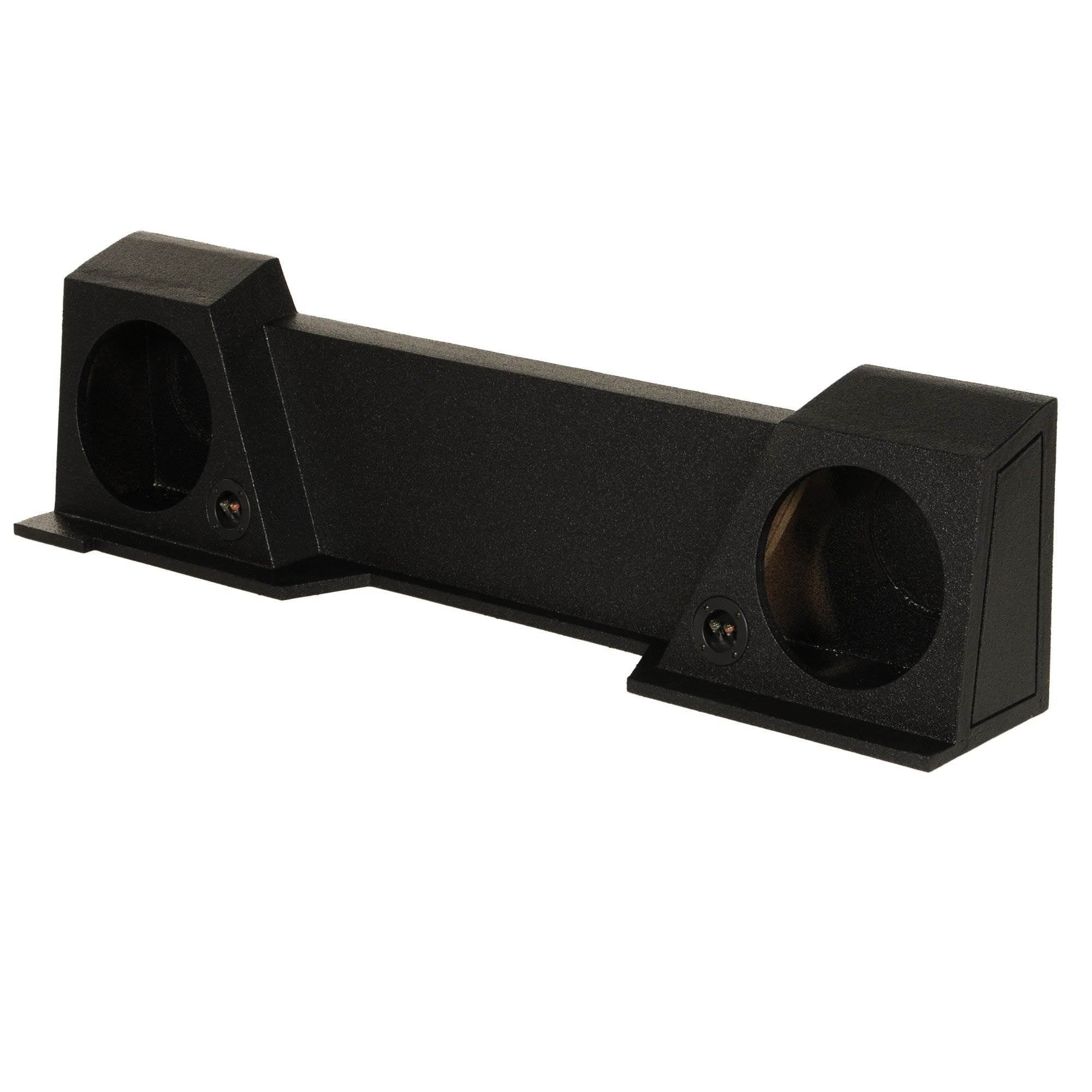 QPower 2-Hole 10" Sub Enclosure for GMC/Chevy 2007-2013 Extended Cab (Open Box)