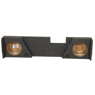 Q Power GMC Chevy 2014 - 2016 Double Cab Dual 10" Subwoofer Box Enclosure (Used)