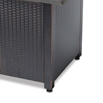 Endless Summer 30,000 BTU LP Gas Outdoor Fire Table with Brown Fire Glass