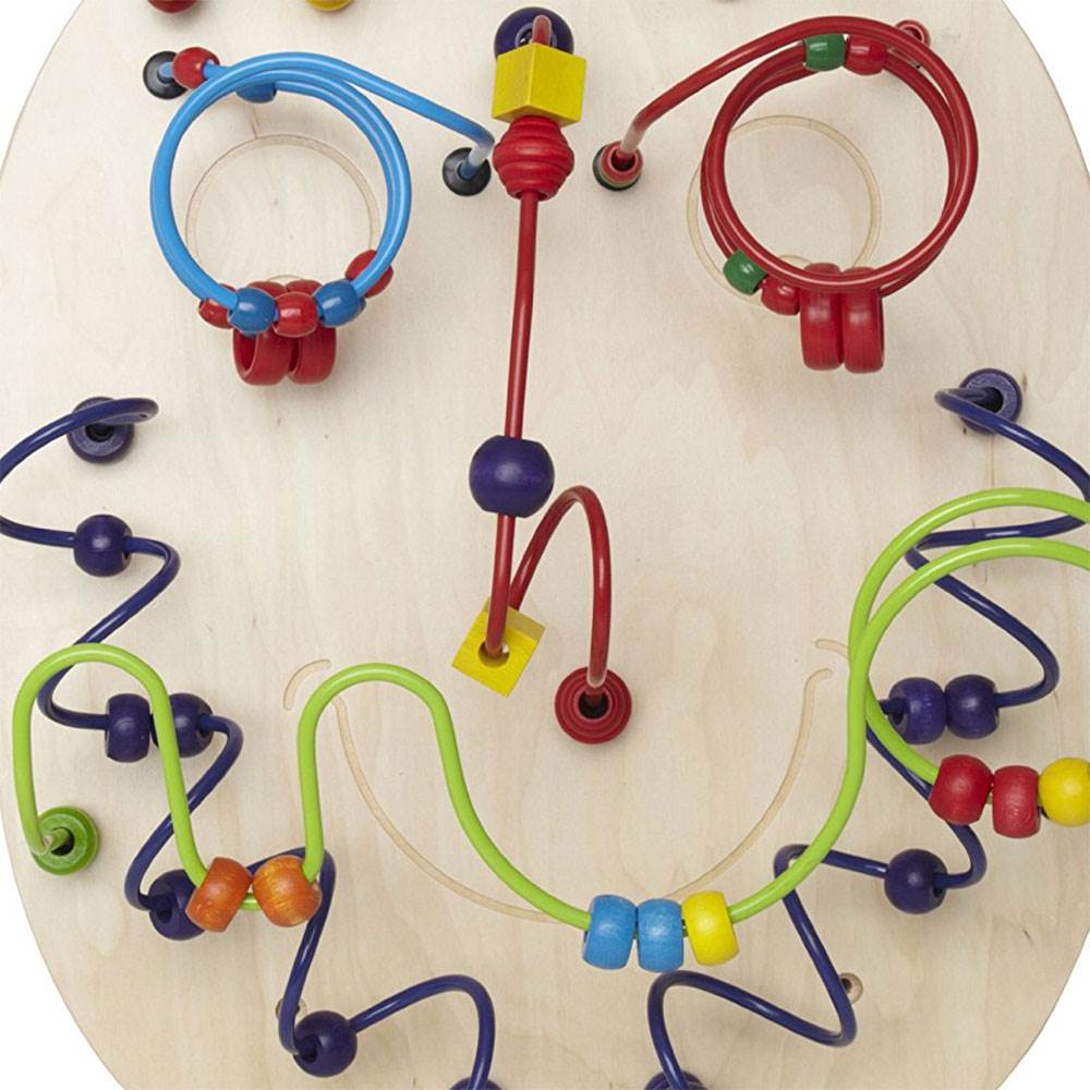 Hape Kids Wilbur Wall Panel Wooden Bead Maze Toy (Open Box)