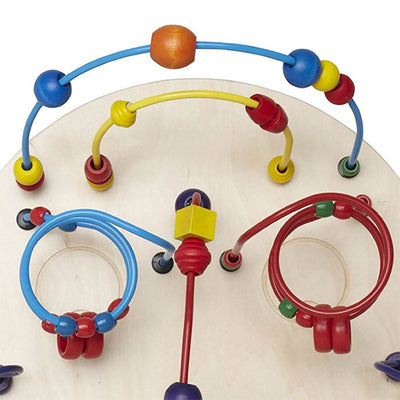 Hape Kids Wilbur Wall Panel Wooden Bead Maze Toy (Open Box)