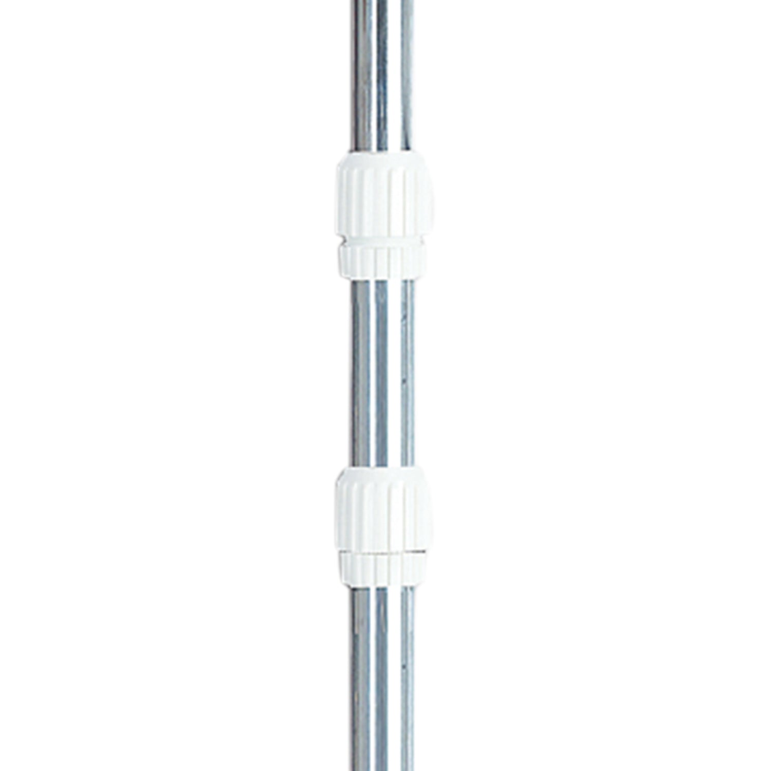Swimline 3 Piece 4 to 12 Foot Heavy Duty Universal Telescopic Pool Pole, Silver (Damaged)