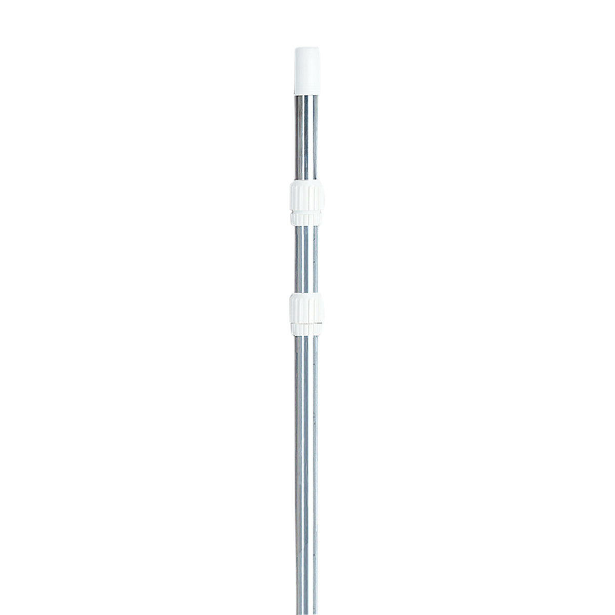 Swimline 3 Piece 4 to 12 Foot Heavy Duty Universal Telescopic Pool Pole, Silver (Damaged)