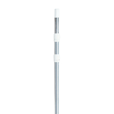 Swimline 3 Piece 4 to 12 Foot Heavy Duty Universal Telescopic Pool Pole, Silver (Damaged)