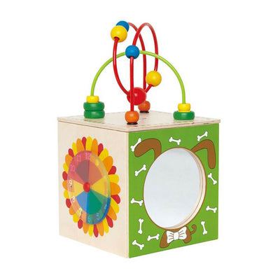 Hape Kids Educational Wooden Discovery Box Bead Maze Activity Center (Open Box)