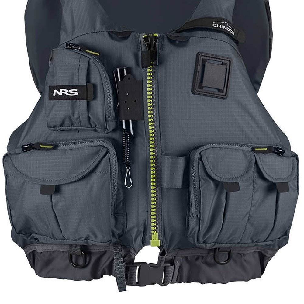 NRS Adult Chinook PFD Large/XLarge Boating Life Jacket, Charcoal (Open Box)