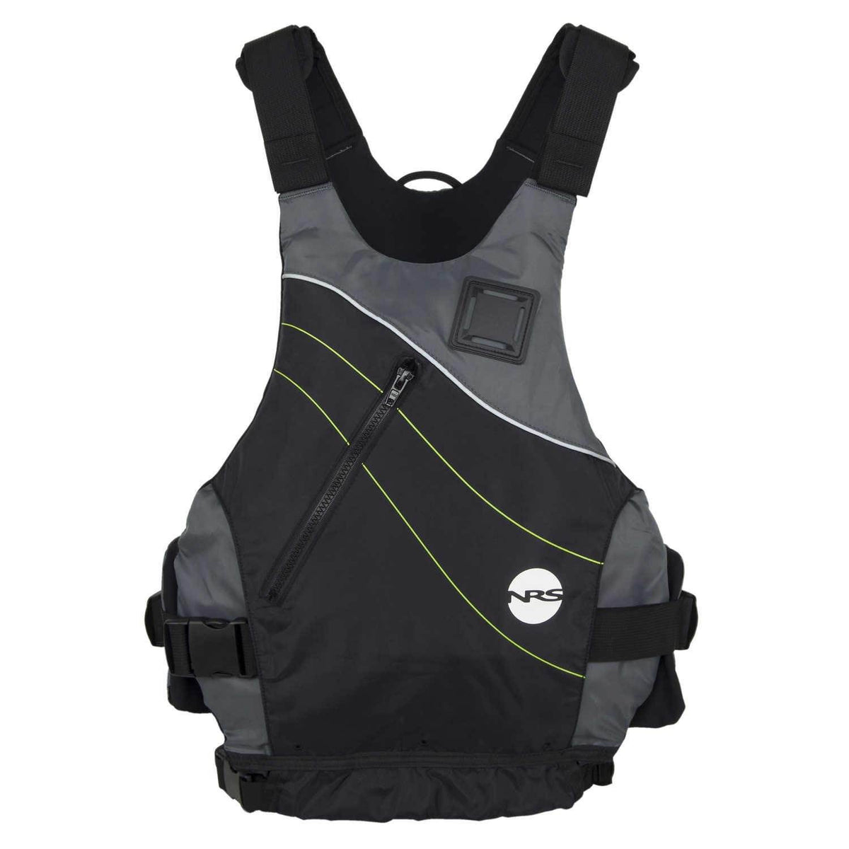 NRS Vapor Adult Small Medium PFD Type III Kayak Life Jacket Vest, Black (Used)