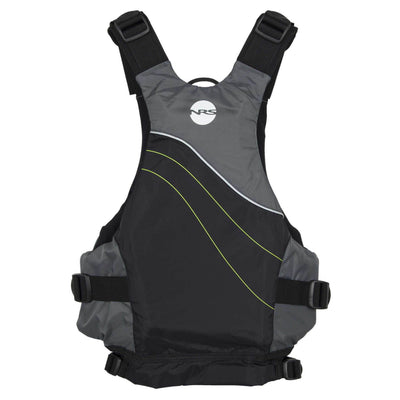 NRS Vapor Adult Small Medium PFD Type III Kayak Life Jacket Vest, Black (Used)
