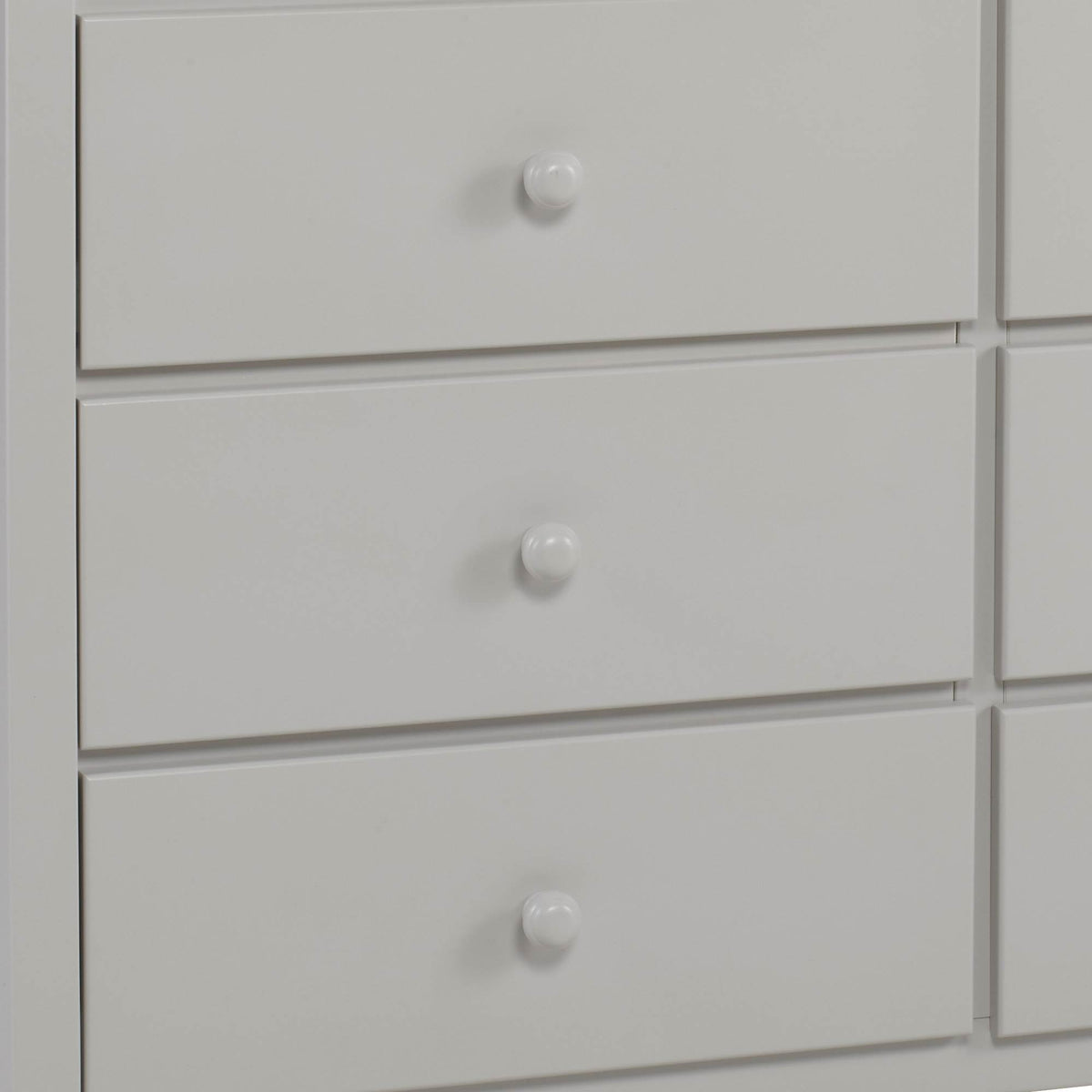 Fisher-Price Nursery Furniture 6 Drawer Double Dresser, Misty Gray (Open Box)