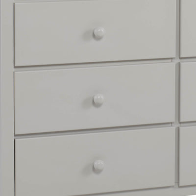 Fisher-Price Nursery Furniture 6 Drawer Double Dresser, Misty Gray (Open Box)
