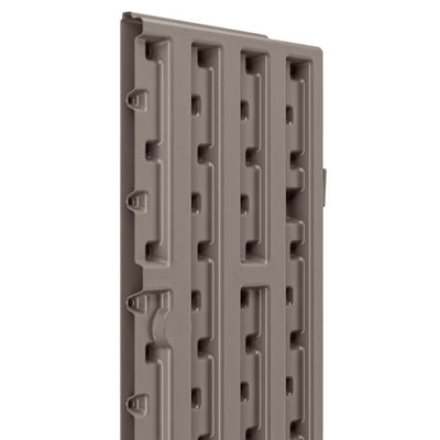 Suncast 4 Cubic Feet Resin Single Shelf Garage Wall Storage Cabinet (2 Pack) - VMInnovations