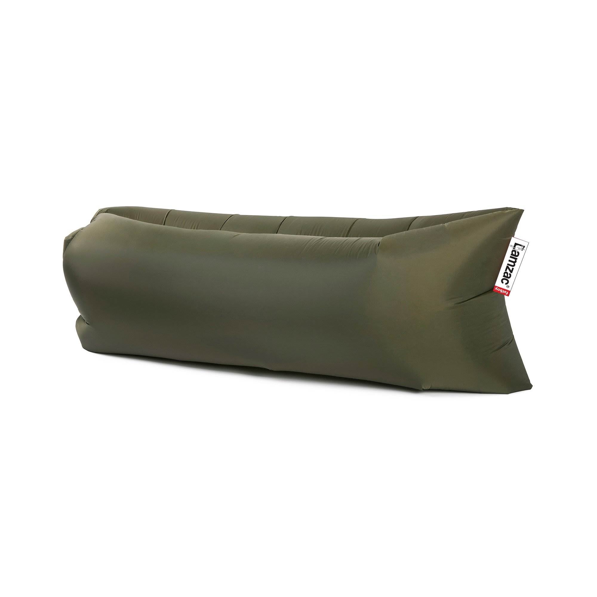 Lamzac Outdoor Travel Inflatable Blow Up Hammock Air Lounger, Olive (Open Box)