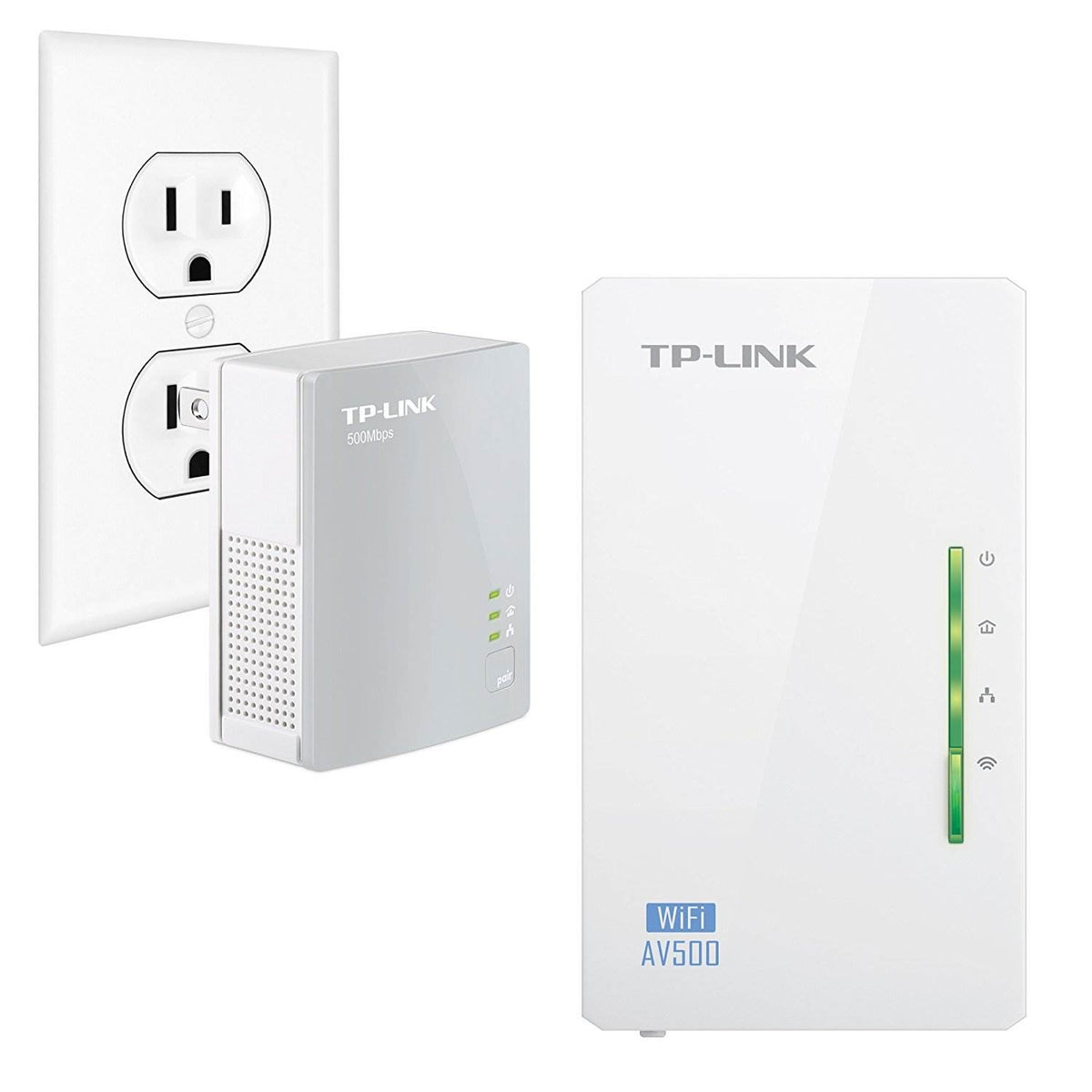 TP-Link 300Mbps Wireless Range Extender AV500 Powerline Edition Kit (Open Box)