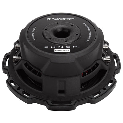 Rockford Fosgate 8" 300W Car Audio Shallow Mount 2 Ohm DVC Subwoofer (Open Box)
