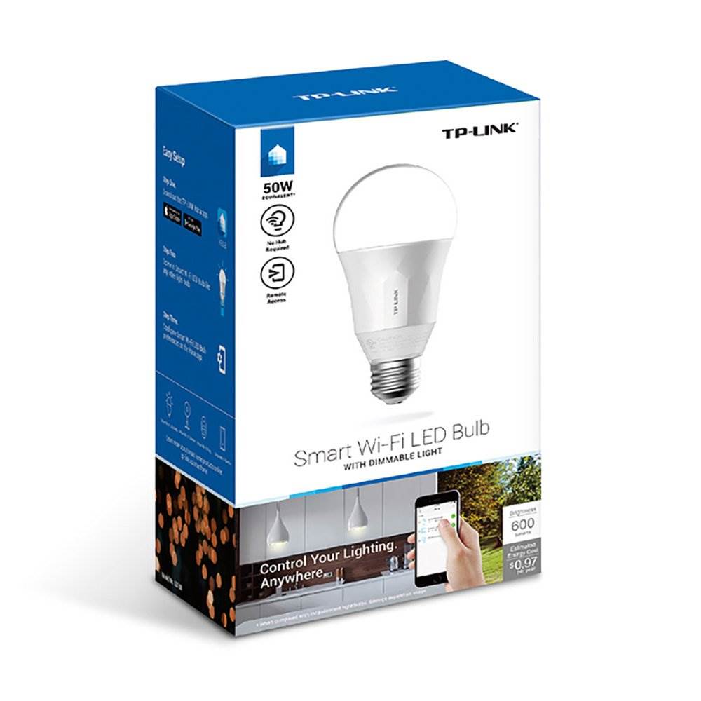 TP-Link Smart Wi-Fi LED Dimmable White Bulb with Voice App Control (Open Box)