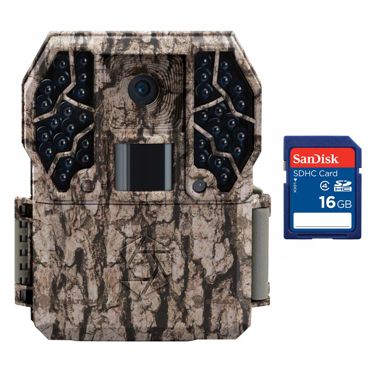 Stealth Cam Z36 No Glo 80' 10MP Video IR LCD Trail Game Camera with 16GB SD Card
