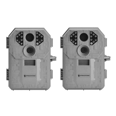 Stealth Cam P14 7MP Infrared Video Hunting Scouting Game Trail Camera, 2 Pack