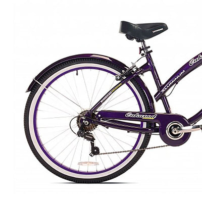 Oakwood Womens 26" White Wall Tire Beach Cruiser Bike w/ 7-Speed Shift (Damaged)