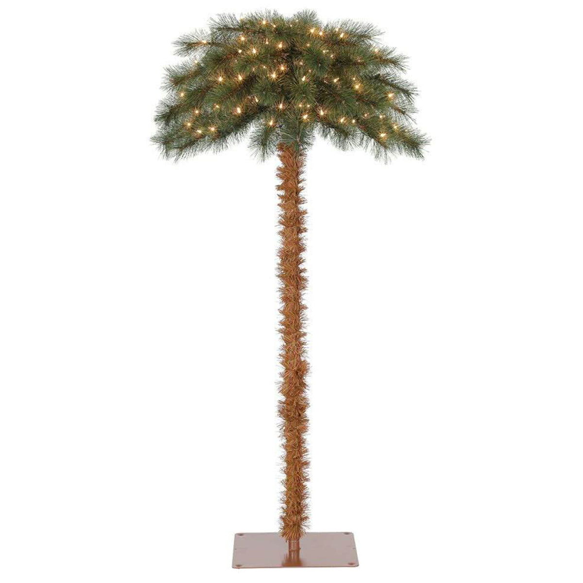 Island Breeze 5' Pre-Lit Artificial Tropical Palm Tree w/ White Light (Open Box)