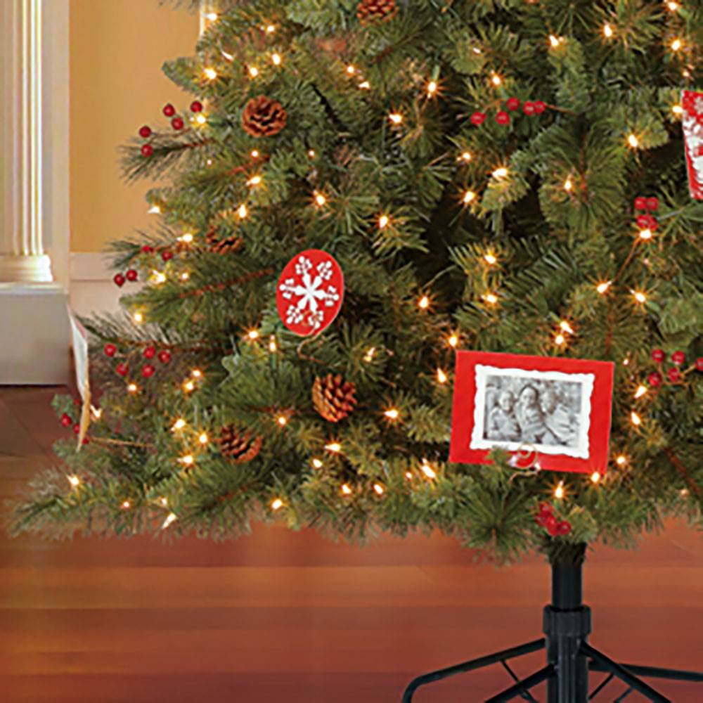 Hallmark Northern Escape 7.5' Pre-Lit Christmas Tree with Lights & Stand (Used)