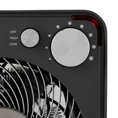Vornado 2 Setting Vortex Circulation Sleek Metal Room/Space Heater, Black (Used)