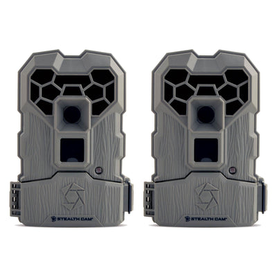 Stealth Cam 10MP Infrared Hunting Scouting Game Trail Camera w/ Video, 2 Pack